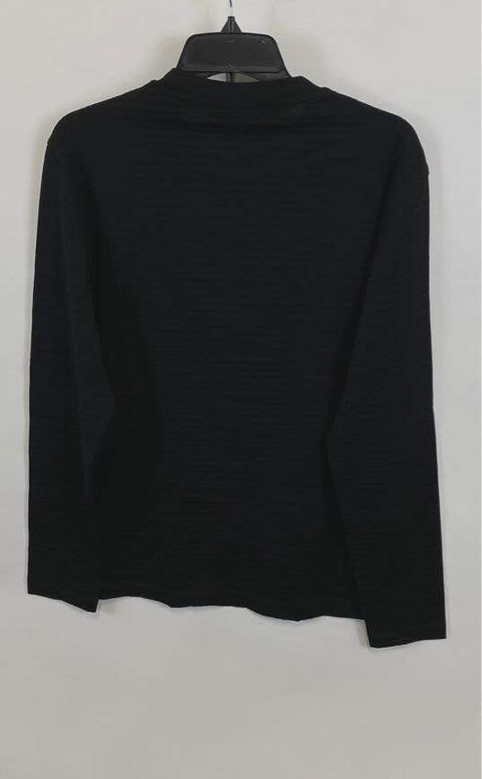 Emporio Armani Black Long Sleeve - Size Medium image number 2