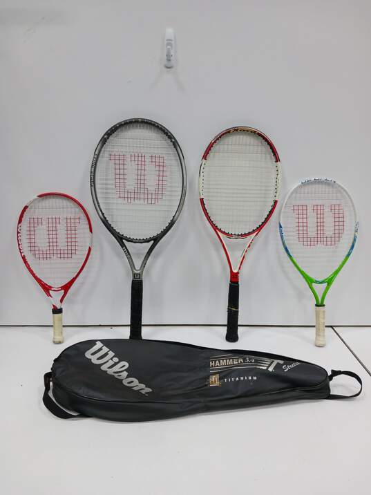 Bundle of Wilson Tennis Rackets image number 1