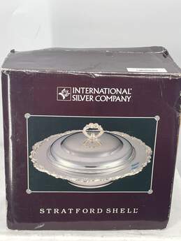 Silver Plated Covered Entree Stratford Shell Serving Dish W-0550531-K