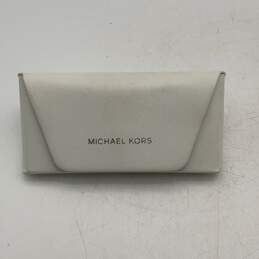 Michael Kors Womens MK1010 Brown Lens Gold Frame Square Sunglasses w/ White Case alternative image