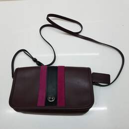 Coach Limited Re-Edition Penny Bag Magenta Crossbody Leather