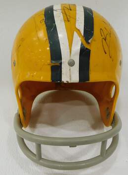 HOF Favre/Rodgers/Woodson Signed Helmet Green Bay Packers