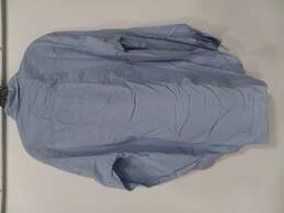 Robert Talbott Men's Blue/White Long Sleeve Button-Up Dress Shirt Size 16.5/35 alternative image