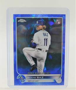 2022 Shane Baz Topps Chrome Update Rookie Sapphire Edition Tampa Bay Rays