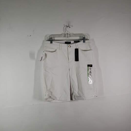 NWT Mens Flex Motion 5 Pocket Design Flat Front Bermuda Shorts Size 12 Medium image number 1