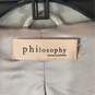 Philosophy Gray Jacket - Size Medium image number 3