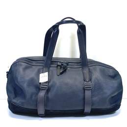 Coach Pebble Leather Hold All Weekender Midnight Navy alternative image