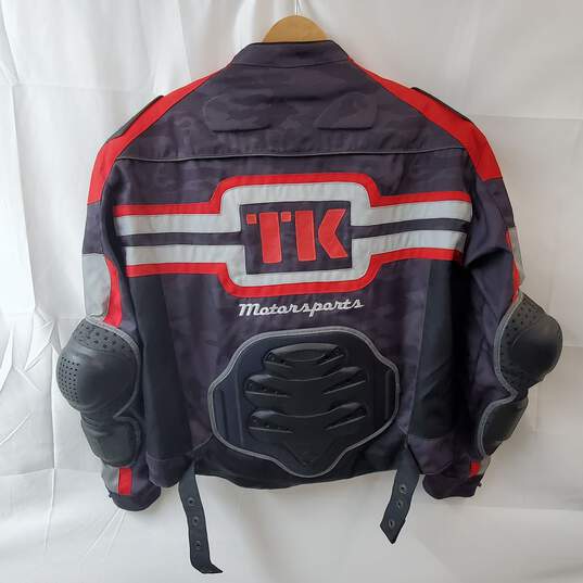 Teknic Motorsports Nylon Black Motorcycle Jacket Size 44 image number 2