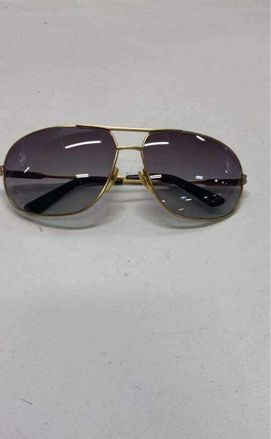 Gucci Gold Sunglasses - Size One Size image number 1