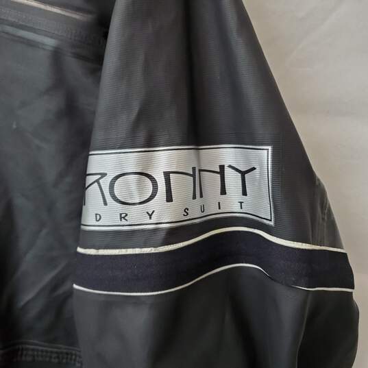Vintage Ronny New York Fleece Lined Dry Immersion Suit in Black Size XL image number 4