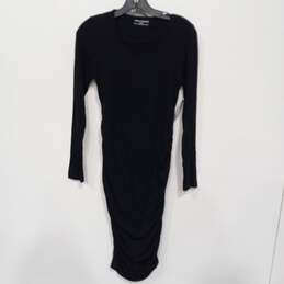 Women’s A Pea In The Pod Luxe Side Bodycon Maternity Dress Sz S NWT