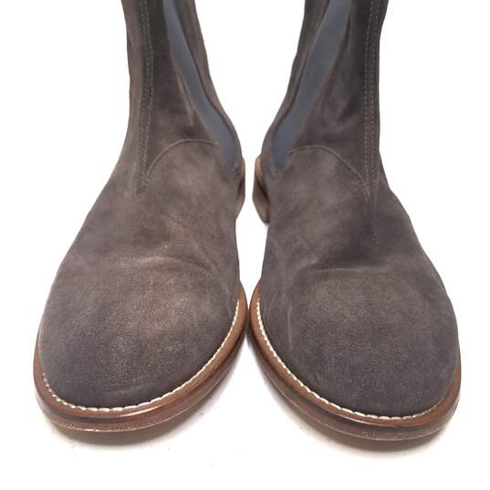 Represent Suede Leather Chelsea Boots Grey 12 image number 3