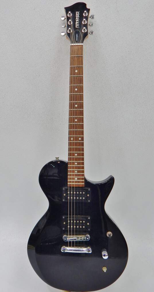Fernandes Guitars Brand Monterey Model Black Electric Guitar w/ Soft Gig Bag image number 1