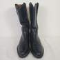 FRYE 2036 Black Leather Western Work Boots Men's Size 9 D image number 2