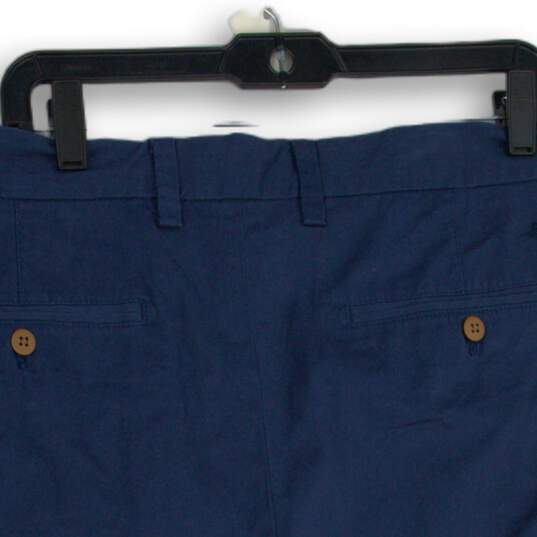 Tommy Bahama Mens Blue Flat Front Slash Pocket Chino Shorts Size 40 image number 4