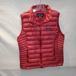 Patagonia Full Zip Puffer Goose Down Vest Jacket Women's Size L