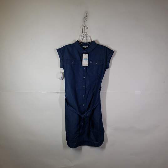 NWT Girls Regular Fit Collared Short Sleeve Short Shirt Dress Size XL (16) image number 1