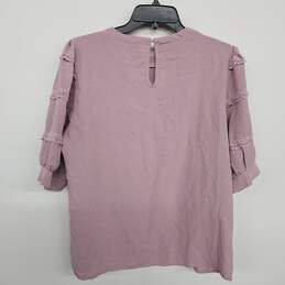 Pink Puff Sleeve Blouse alternative image