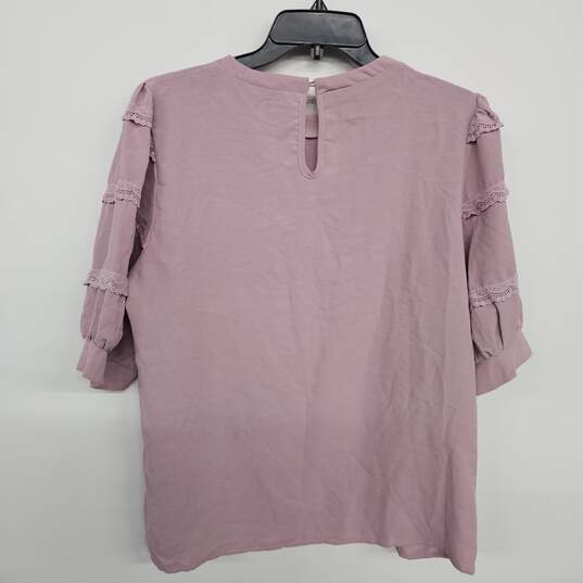 Pink Puff Sleeve Blouse image number 2