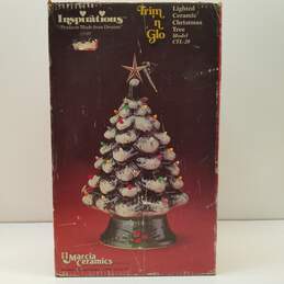 Marcia Ceramics Christmas Tree CTL-20-COLD AS IS, CHIPPED