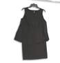 NWT Chico's Womens Black Round Neck Sleeveless Sheath Dress Size 1 image number 2