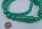 VNTG Gold Tone & Faux Jade Jewelry Lot image number 3