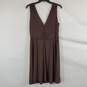 Adrianna Papell Women's Brown Mini Dress SZ 12P image number 3