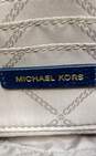 Michael Kors Leather Small Logo Tape Camera Bag Navy image number 7