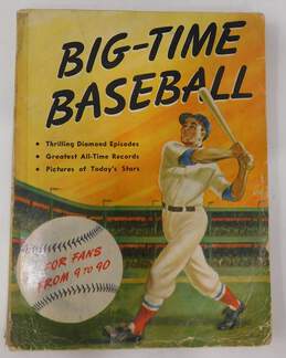 Vntg 1950's Big Time Baseball Paperback Book