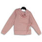 NWT Womens Pink Long Band Sleeve Cowl Neck Pullover Sweatshirt Size S image number 1