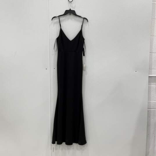 NWT Lulus Womens Black Sleeveless V-Neck Long Maxi Dress Size XS image number 2