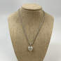 Designer Brighton Silver-Tone Sacred Heart Crystal Cut Pendant Necklace image number 1