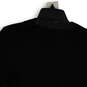 NWT Womens Black Knitted Sequin Long Sleeve Full-Zip Cardigan Sweater Size M image number 4