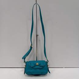 Lulu Guinness Turquoise Crossbody Handbag