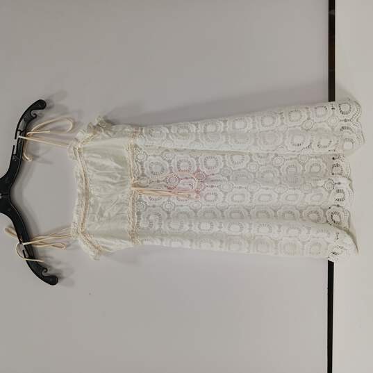 Women’s Venise Lace Tulip Mini Dress Sz 0 NWT image number 1