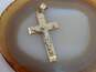 14K Yellow Gold Etched Crucifix Pendant 2.8g image number 5