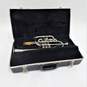 King Brand Tempo Model B Flat Cornet w/ Case and Mouthpiece image number 1