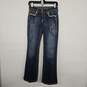 Denim Rhinestone Embroidered Bootcut Jeans image number 1