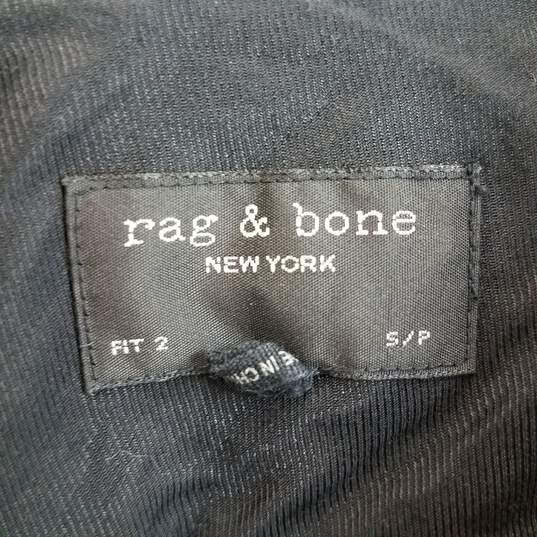 Rag & Bone purple teal plaid button up shirt men's S image number 3