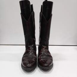 Men's Western Leather Oil & Chemical Resistant Boots Size 10D alternative image
