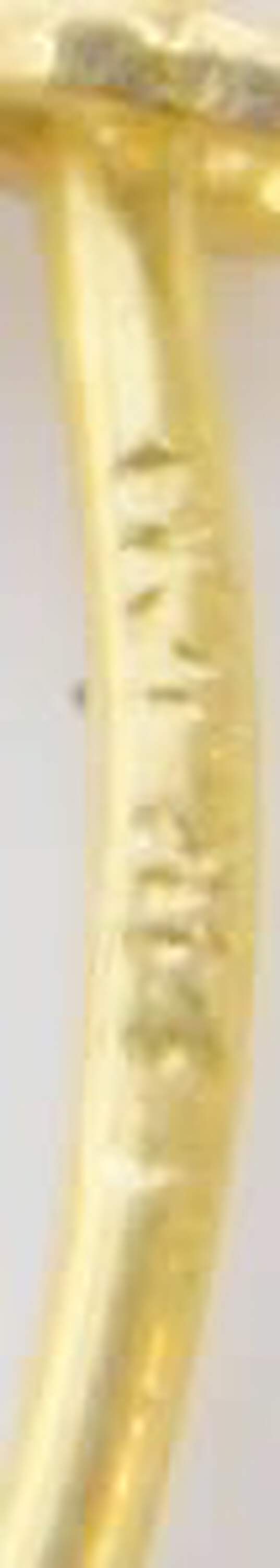 Romantic 14k Yellow Gold Shrimp Hoop Earrings 1.3g image number 5