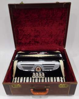 Italian Unbranded 41 Key/120 Button Black Piano Accordion w/ Hard Case