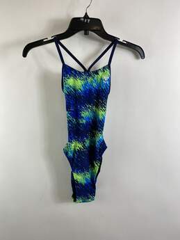 Durafast One Women Abstract Swimsuit 26 NWT
