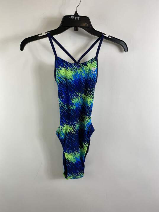 Durafast One Women Abstract Swimsuit 26 NWT image number 1