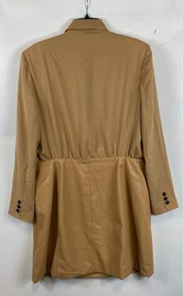 NWT BCBGeneration Womens Tan Long Sleeve Double Breasted Blazer Dress Size XL alternative image