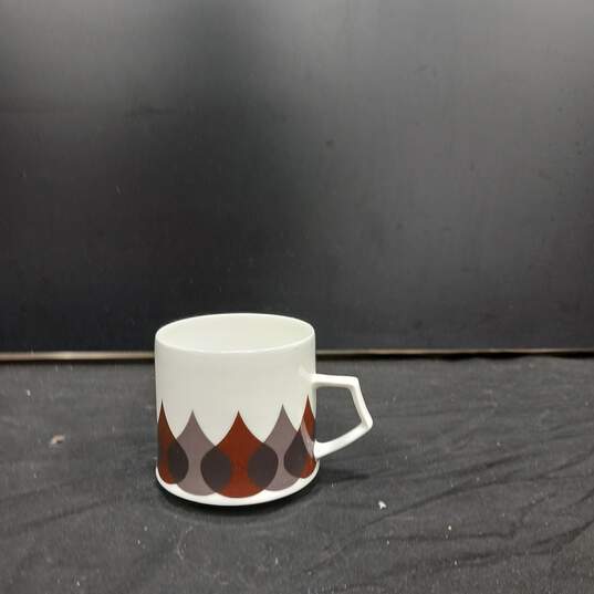 Bundle of Six Mikasa Rainflower Coffee Cups image number 5