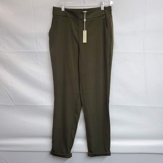 Max Studio Pull On Pants Army Green High Waisted Size XL image number 1