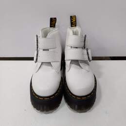 Doc Martens Women's White Boots Size 6