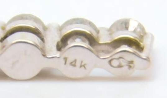 14K White Gold 0.25 CTTW Diamond Pendant 0.6g image number 5