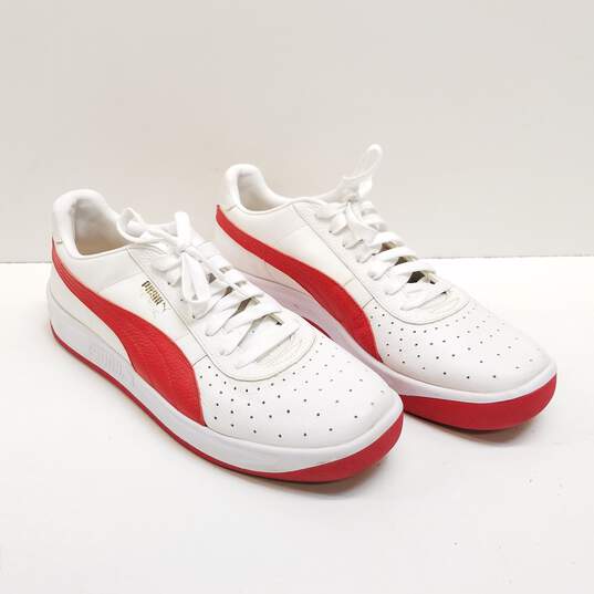 Puma Men's GV Special White/Red Sneakers Sz. 12 image number 3